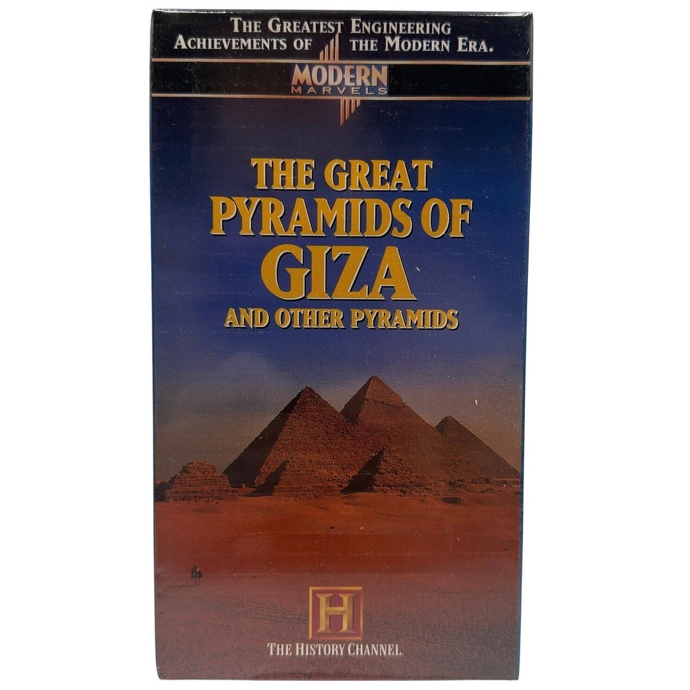 Modern Marvels The Great Pyramids of Giza VHS History Channel Documentary SEALED